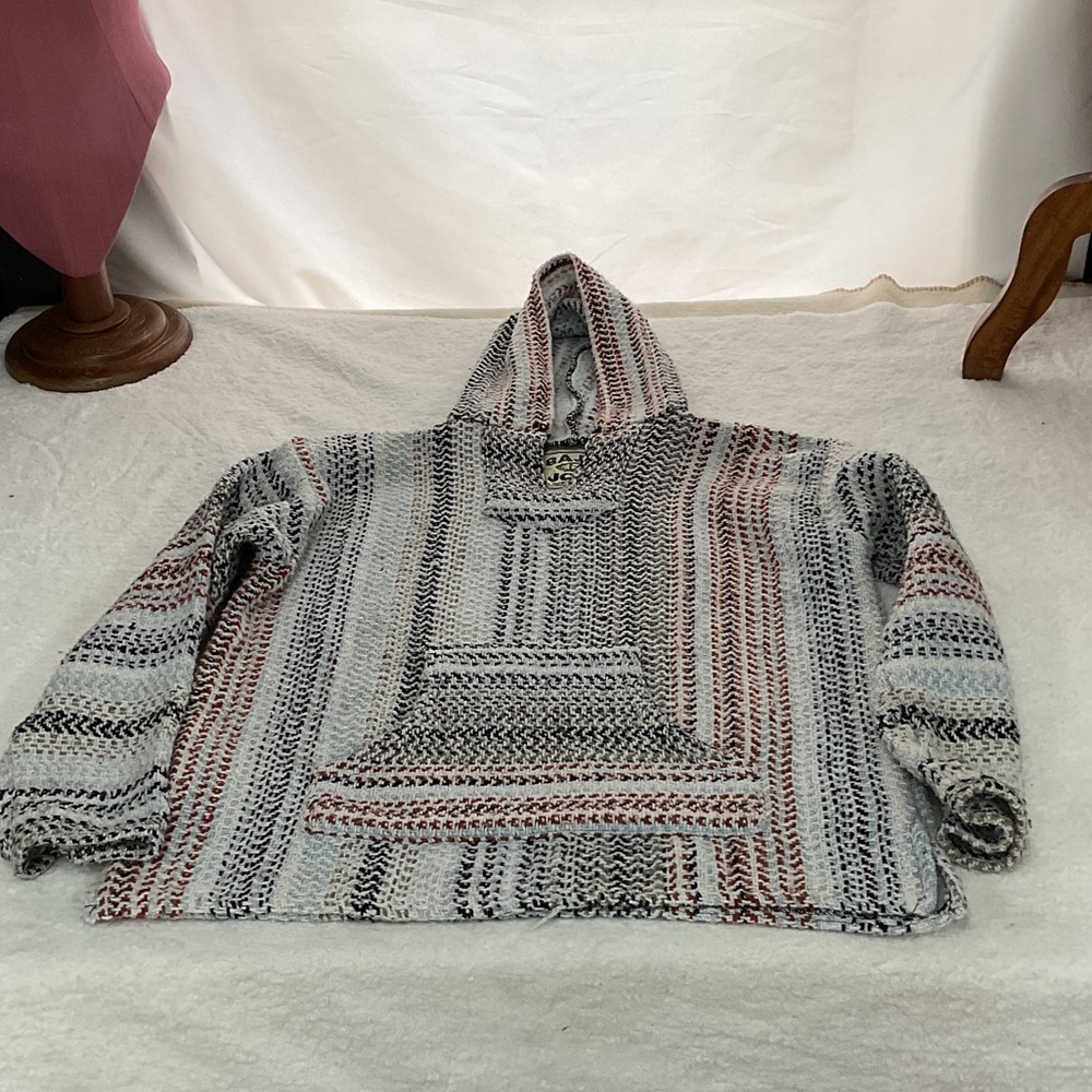Men's Multicolor BAJA JOE Hooded Sweater